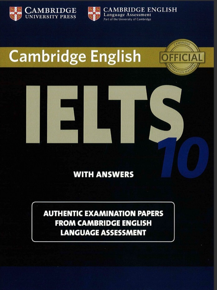 Bìa sách Cambridge IELTS 10