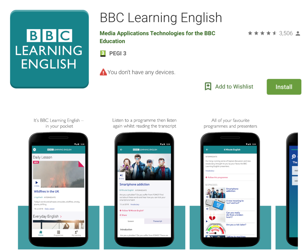 App BBC Learning English