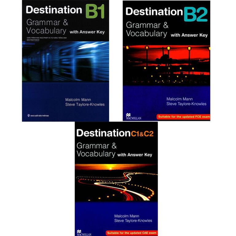 Bộ sách Destination B1, B2, C1+C2