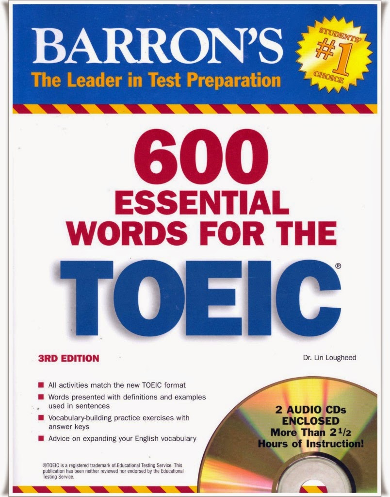 Cuốn sách 600 Essential Words for the TOEIC