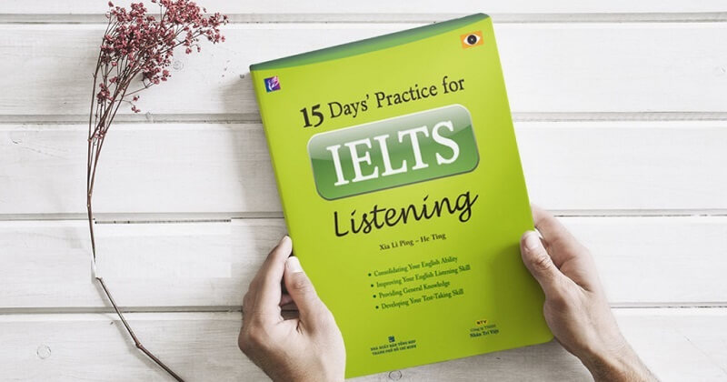Cuốn sách 15 days practice for IELTS listening audio + pdf