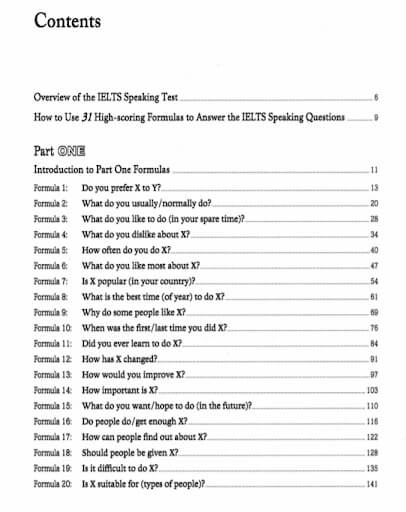 sách 31 High scoring Formulas IELTS Speaking PDF