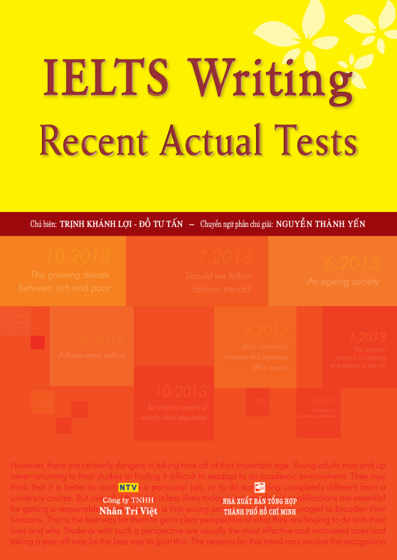 IELTS Recent Actual Tests Writing 1