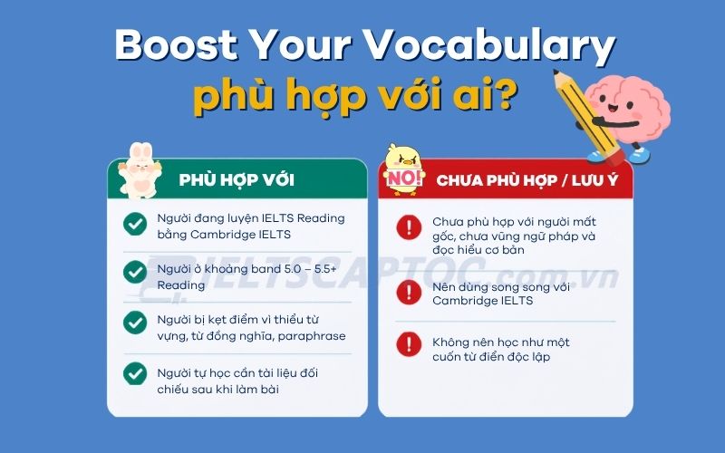 Boost your vocabulary phù hợp với ai Boost your vocabulary phù hợp với ai