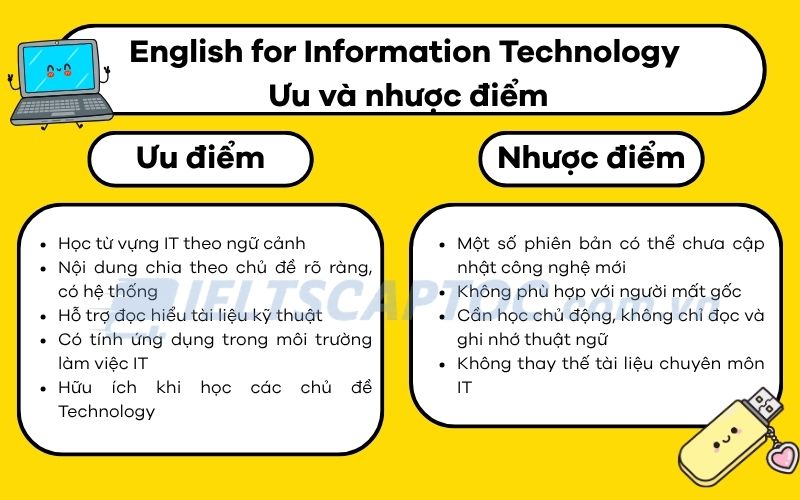 English for Information Technology PDF: Review giáo trình CNTT 2 Ưu và nhược điểm của English for Information Technology