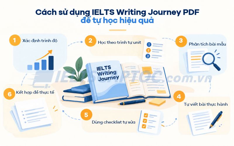 IELTS Writing Journey PDF dành cho ai và nên học thế nào? 2 Cách sử dụng IELTS Writing Journey PDF để tự học hiệu quả