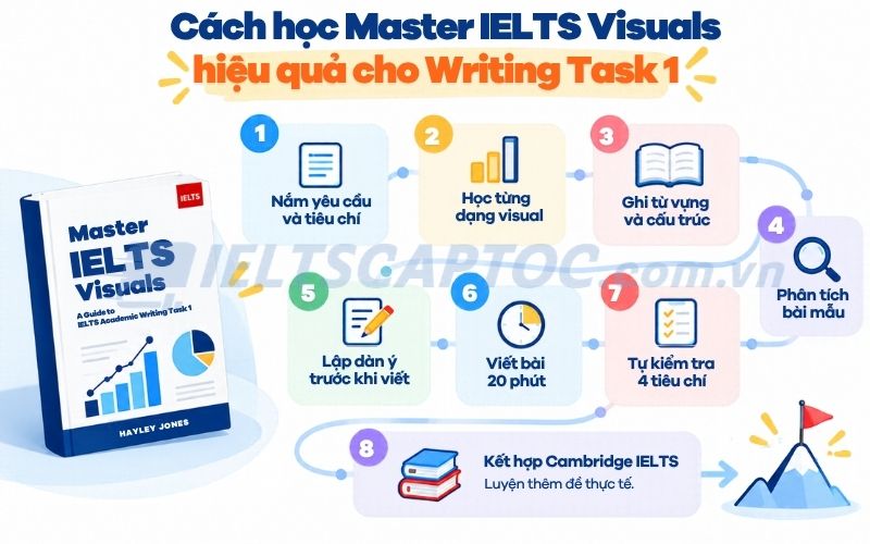 Master IELTS Visuals PDF: Review tài liệu IELTS Writing Task 1 3 cach hoc master ielts visuals hieu qua cho writing task 1