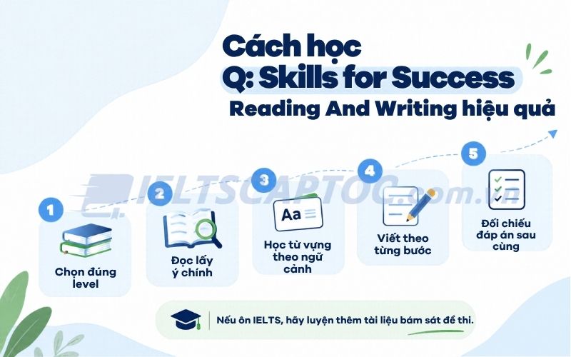 Review Q: Skills for Success Reading And Writing cho người tự học 3 Cách học Q: Skills for Success Reading And Writing hiệu quả