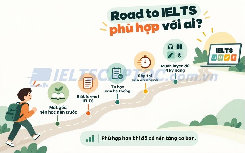 Road to IELTS là gì? Review khóa học và tải PDF 2026 1 Road to IELTS phù hợp với ai?