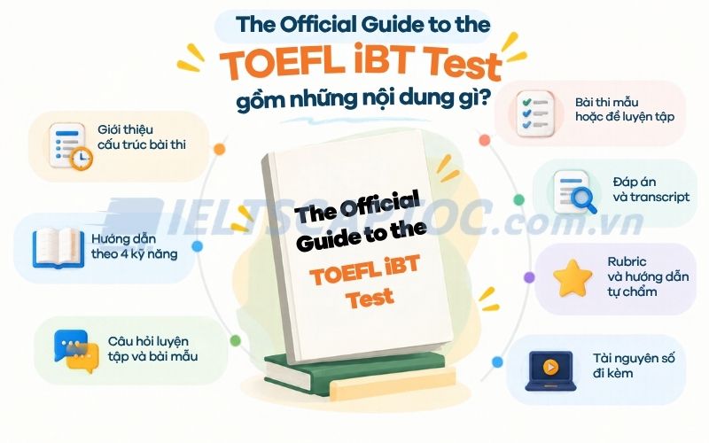 Review The Official Guide to the TOEFL iBT Test và tải PDF 1 The Official Guide to the TOEFL iBT Test gồm những nội dung gì?