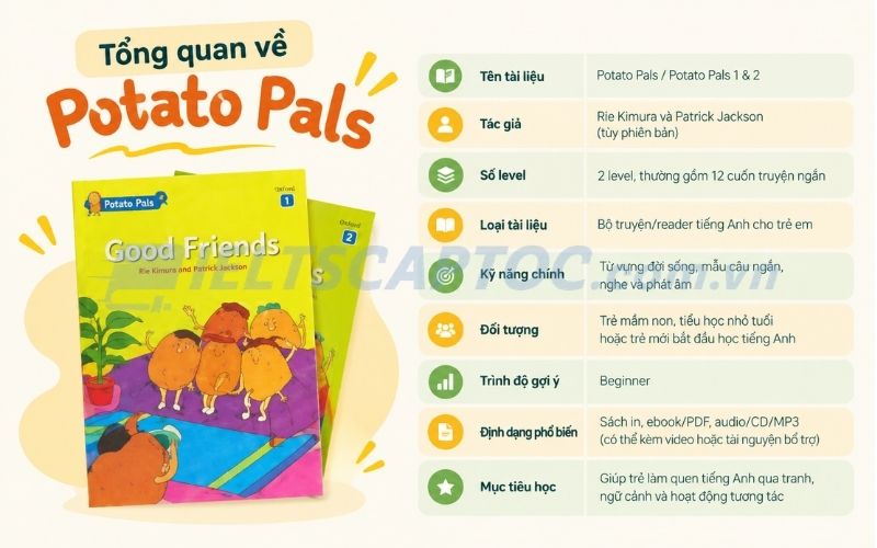Potato Pals là gì? Review truyện tiếng Anh cho trẻ kèm PDF 1 Tổng quan về Potato Pals